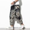 Streetwear Summer Dragon Printed Pattern Casual Harem Pants 1