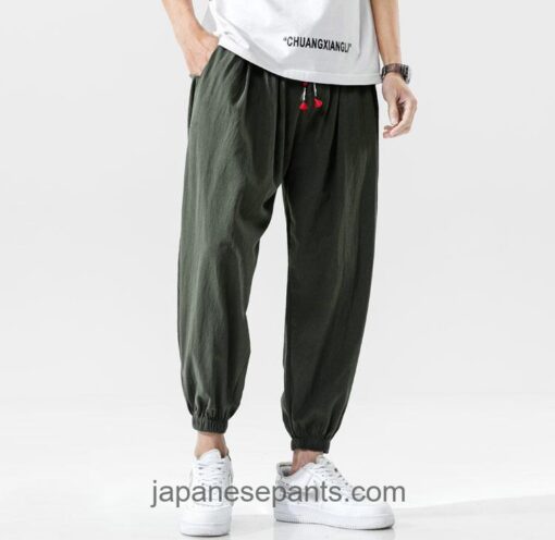High quality Solid Color Vintage Japan Harem Pants 10