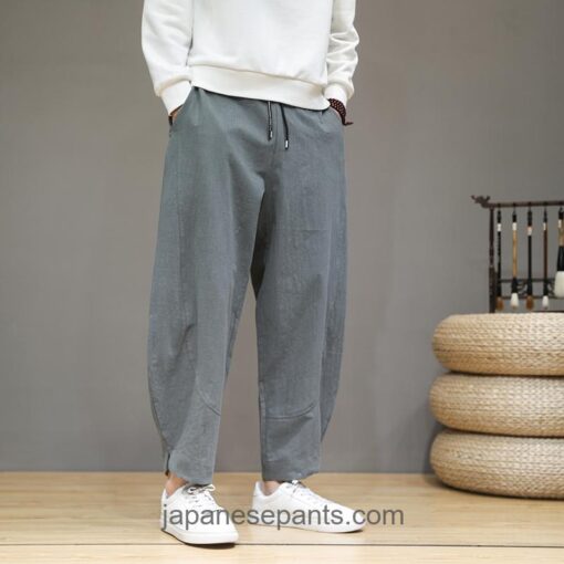Baggy Casual Traditional Japanese Pants 1