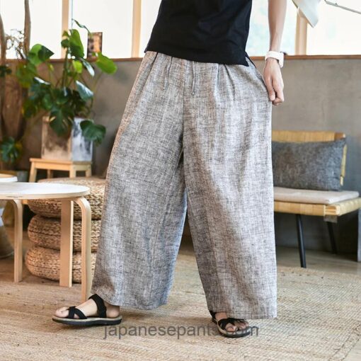 Vintage Wide Leg Japanese Fashiona Pants 4