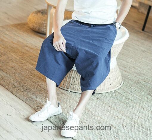 Cozy Japanese Vintage Classic Capri Pants 14