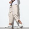 Drawstring Solid Colors Cozy Cropped Harem Pants 5