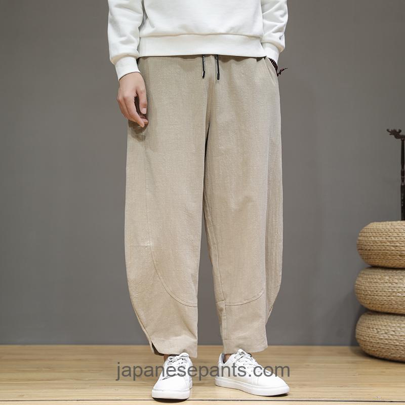Rooster cast Faroe Islands Baggy Casual Traditional Japanese Pants 
