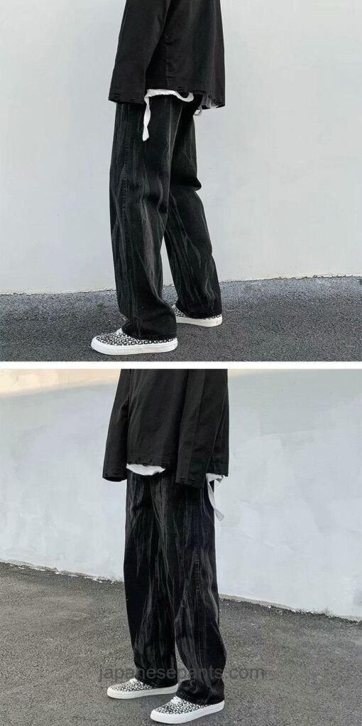 Japanese Morden Street Style Straight Pants 7