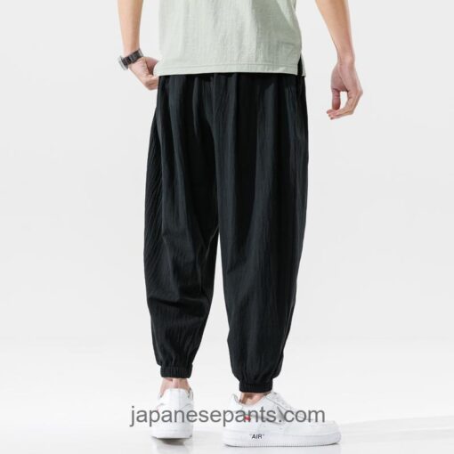 High quality Solid Color Vintage Japan Harem Pants 3