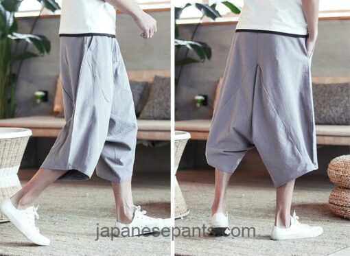 Cozy Japanese Vintage Classic Capri Pants 17