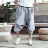 Cozy Japanese Vintage Classic Capri Pants 5