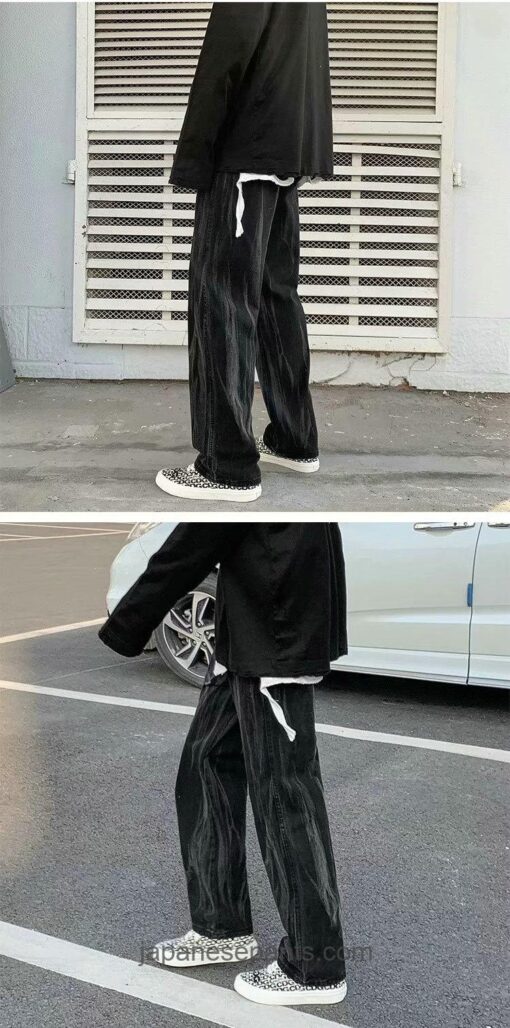 Japanese Morden Street Style Straight Pants 9