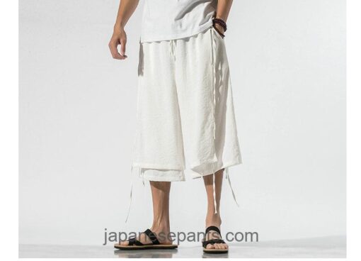 Ribbons Japanese Vintage Style Capri Pants 14