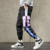 Ribbons Cyberwear Elastic Waist Colors Pocket Cargo Pants 3