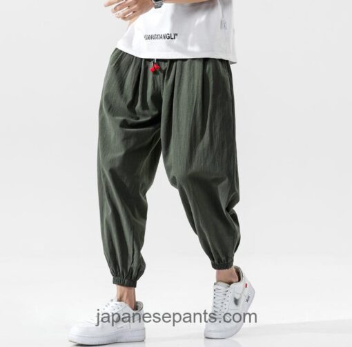High quality Solid Color Vintage Japan Harem Pants 11