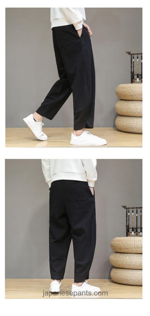Baggy Casual Traditional Japanese Pants 14
