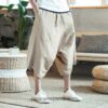 Cozy Japanese Vintage Classic Capri Pants 2