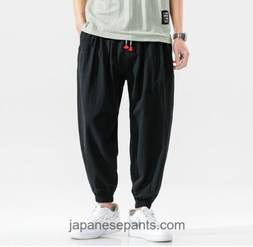 High quality Solid Color Vintage Japan Harem Pants 14