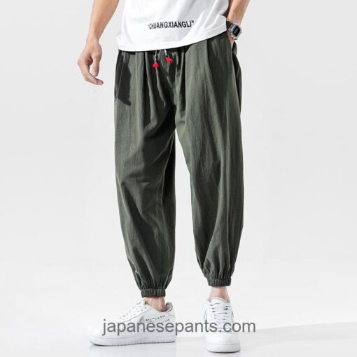 High quality Solid Color Vintage Japan Harem Pants 4